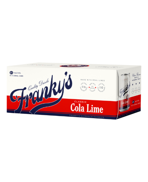 Franky's Classic Cola Lime 10pk cans