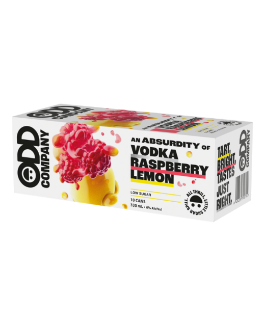 Odd Company Vodka Raspberry Lemon 10pk cans