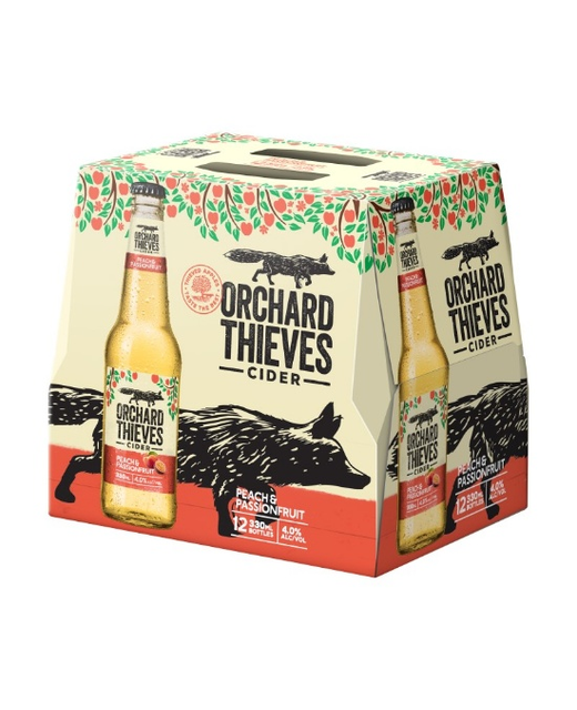 Orchard Thieves Cider Peach & Passionfruit 12pk BTL