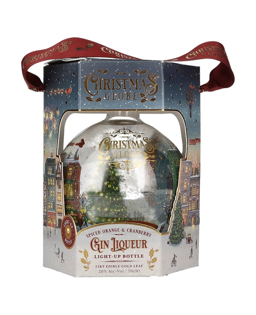 Christmas Globe Gin Liqueur Spiced Orange & Cranberry 700ml