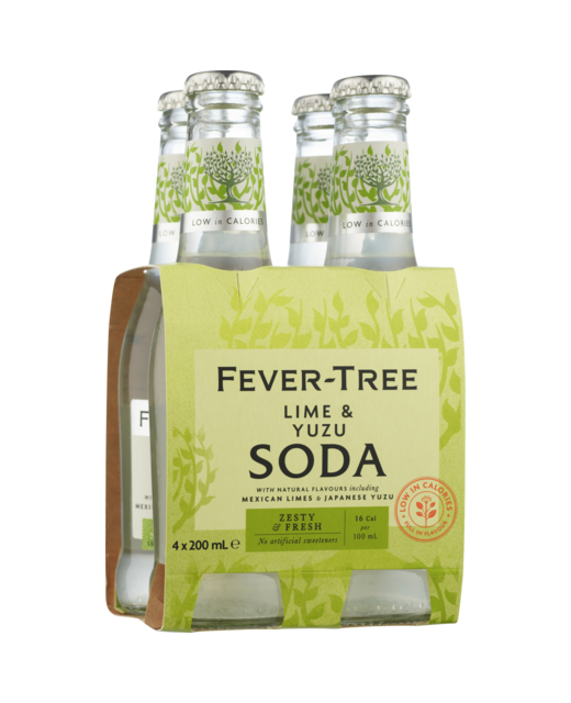 Fever-Tree Lime & Yuzu Soda 4pk BTL