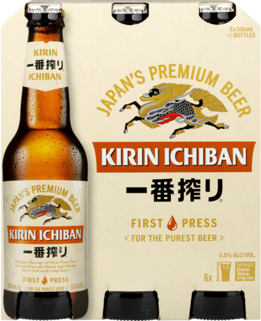 Kirin Ichiban 330ml 6pk BTL
