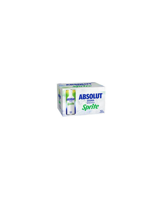 Absolut & Sprite 250 ml 12pk