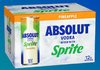 Absolut & Sprite P/Apple 250ml 12pk