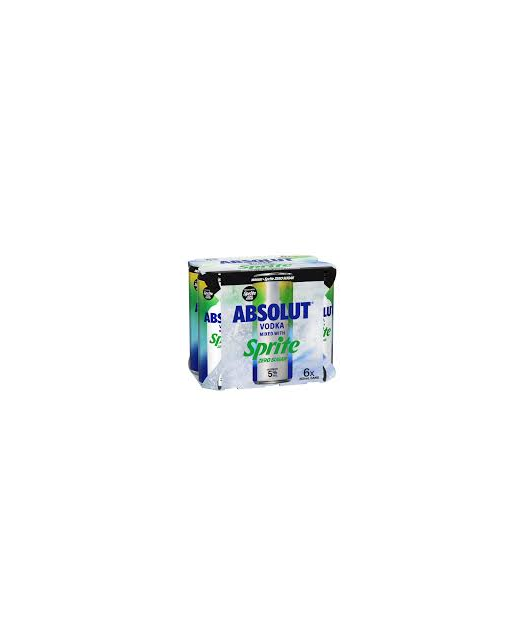 Absolut & Sprite Zero 250ml 6pk
