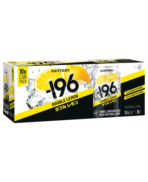 Suntory -196 Lemon 10pk