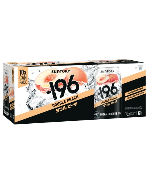 Suntory -196 Double Peach 10pk