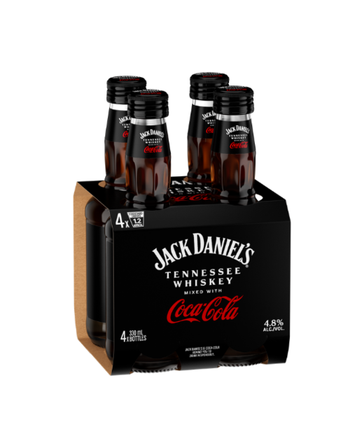 Jack Daniel's & Coca-Cola 4pk BTL