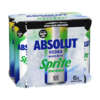 Absolut & Sprite Zero Sugar 250ml 6pk cans