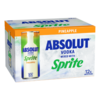 Absolut & Sprite Pineapple 250ml 12pk cans