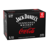 Jack Daniel's & Coca Cola 330ml 6pk cans