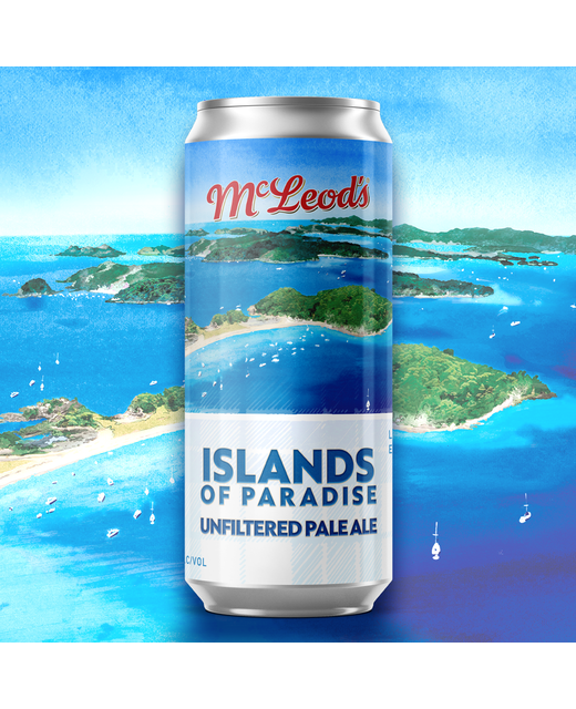 McLeod's Islands of Paradise Unfiltered Pale Ale 440ml