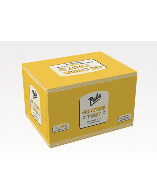 Pals Gin Citrus Twist 250ml 12pk cans