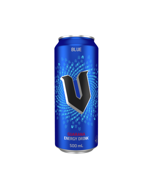 V Blue Guarana Energy Drink 500ml