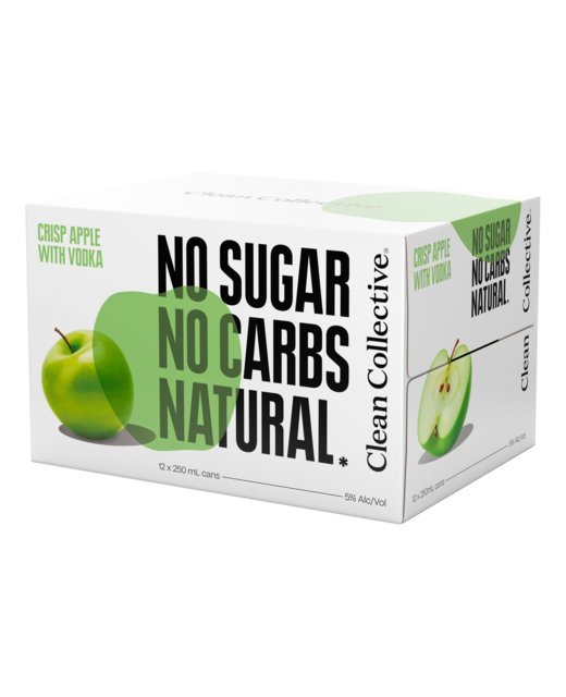 Clean Collective Crisp Apple with Vodka 12pk cans