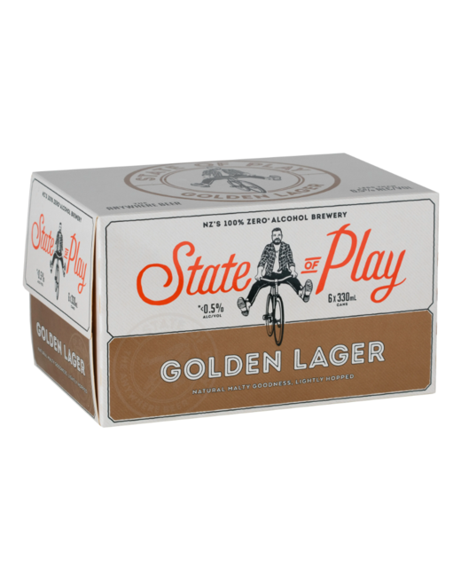 State of Play Golden Lager 330ml 6pk cans
