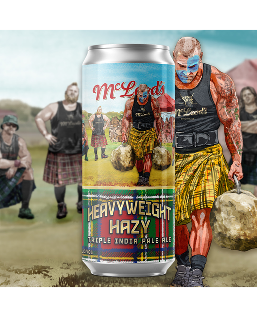 McLeod's Heavy Weight Hazy Triple IPA 440ml
