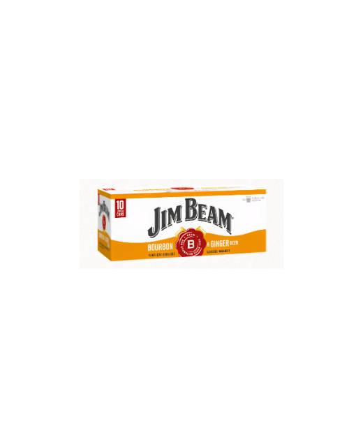 Jim Beam Ginger Beer 10pk cans