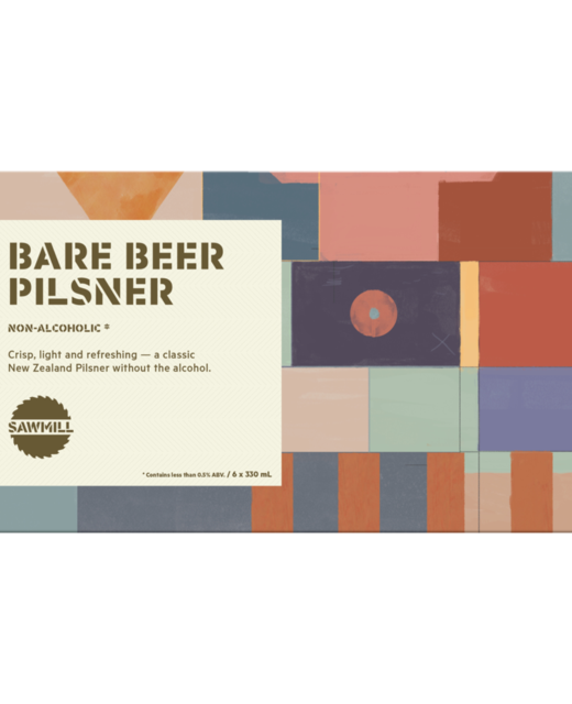 Sawmill Bare Beer Pilsner 6pk cans
