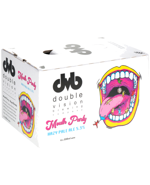 Double Vision Brewing Mouth Party Hazy Pale Ale 6pk cans
