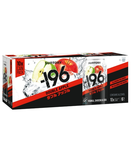 Suntory -196 Double Apple 10pk