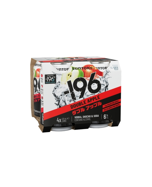 Suntory -196 Double Apple 4pk