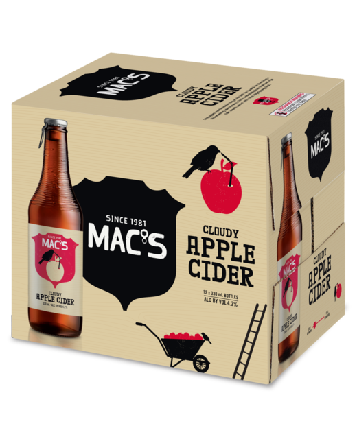 Mac's Cloudy Apple Cider 330ml 12pk BTL