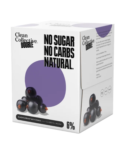 Clean Collective Double Blackcurrant 4pk