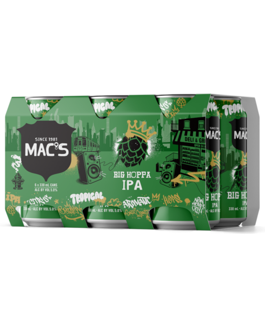 Macs Big Hoppa IPA 330ml 6pk