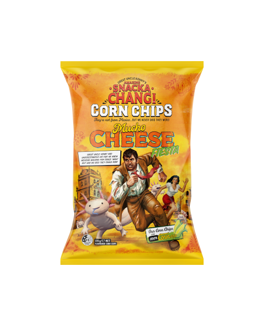 SnackaChangi Corn Chips Mucho Cheese Fiesta 170g