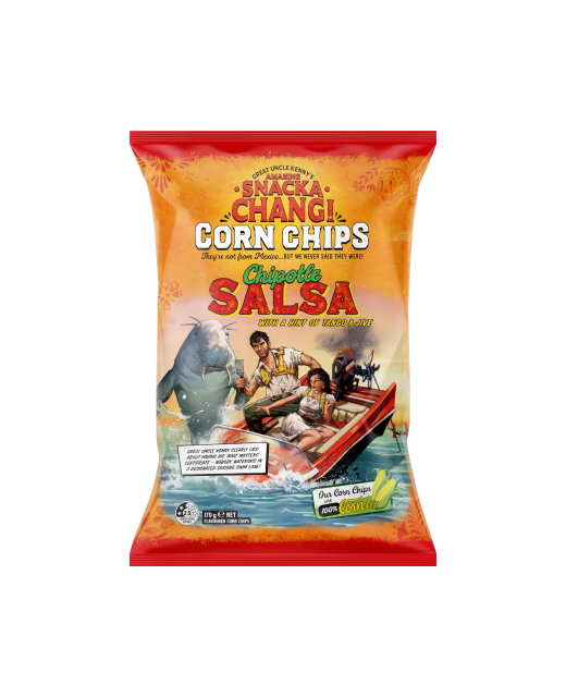 SnackaChangi Corn Chips Chipotle Salsa 170g