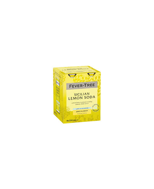 Fever Tree Sicilian Lemon Soda 4pk 