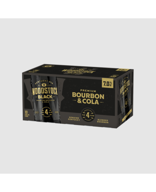 Woodstock Black 250ml 10pk cans