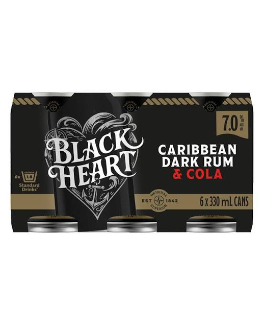 Black Heart 7% 6pk cans