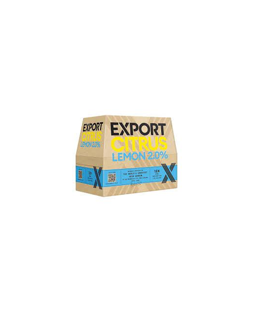 DB Export Citrus Lemon 2% 12pk BTL