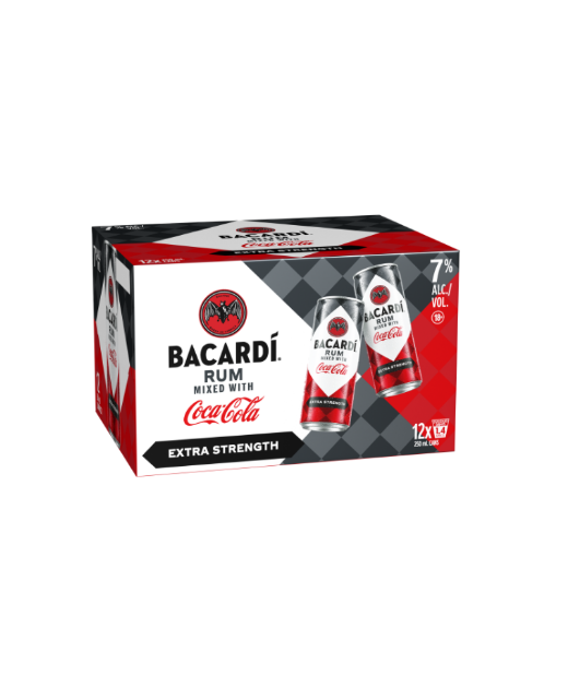 Bacardi & Coca-Cola 7% 12pk cans