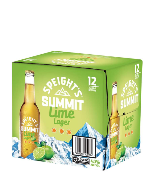 Speight's Summit Lime Lager 330ml 12pk BTL